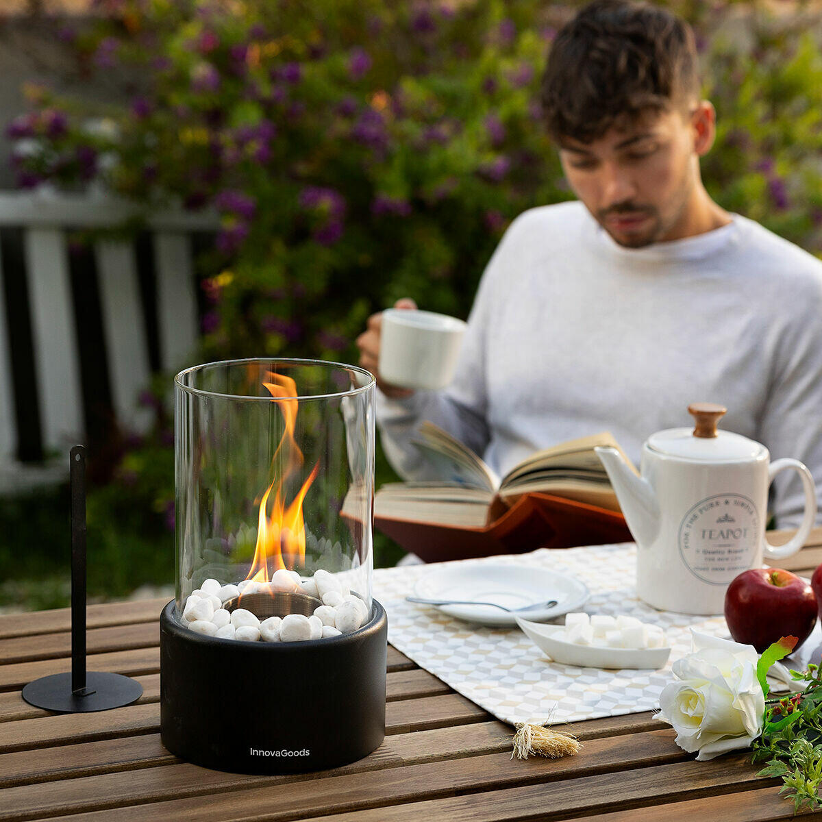 Chimenea de Mesa de Bioetanol Decorativa